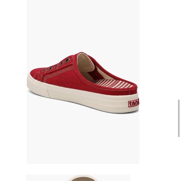 Taos Red Canvas Slip on Kicks - Picture 3 of 5
